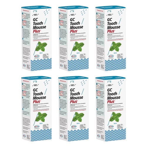GC Mousse Plus Mint 40g Pack of 6
