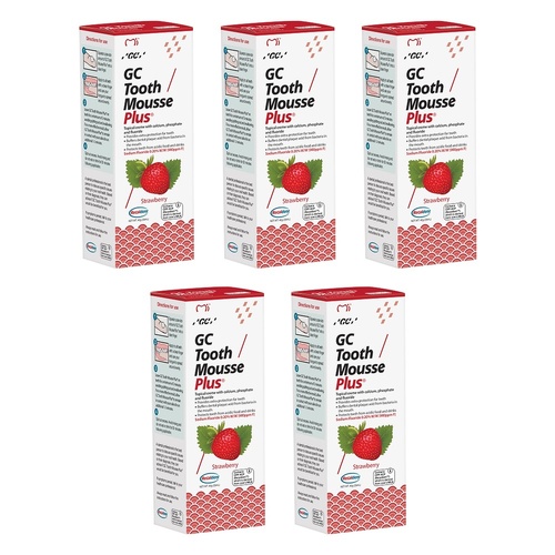 GC Mousse Plus Strawberry 40g Pack of 5