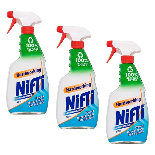 Nifti Hardworking Multipurpose Cleaner 500mL Pack of 3
