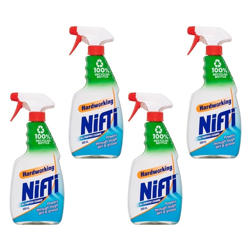Nifti Hardworking Multipurpose Cleaner 500mL Pack of 4
