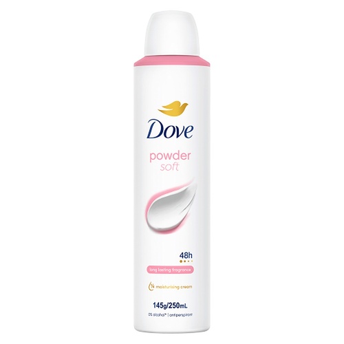 Dove Powder Soft 48h Anti-Perspirant 1/4 Moisturising Cream 250mL