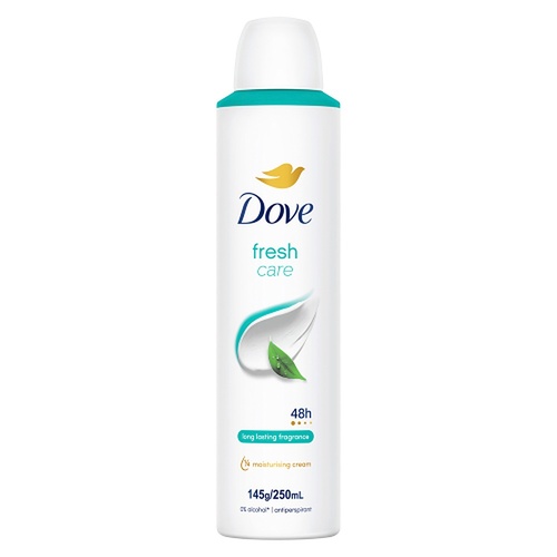 Dove Fresh 48h Anti-Perspirant 1/4 Moisturising Cream Citrus Scent 250mL