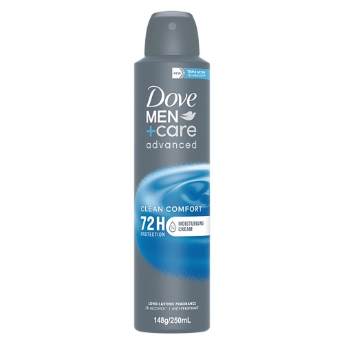 Dove Men+Care Advanced Clean Comfort 72H Anti-Perspirant 250mL
