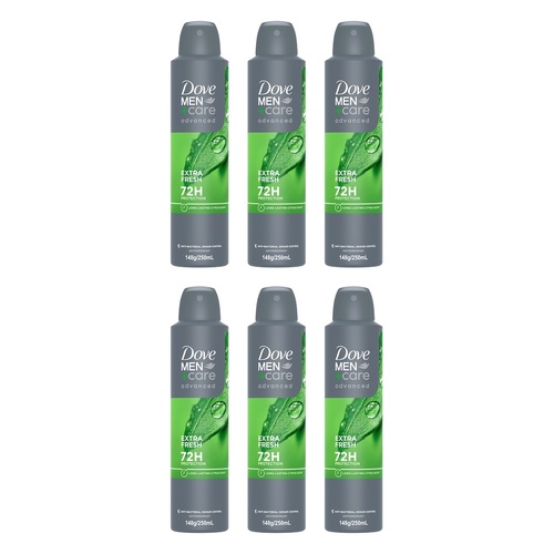 Dove Men+Care Advanced Anti-Perspirant Extra Fresh 250mL Pack of 6