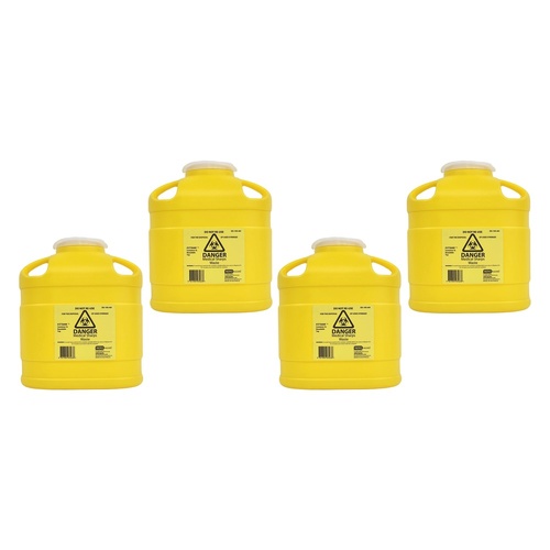 Aero Hazard Sharps Container 5L Pack of 4