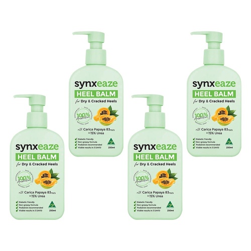 Synx Heel Relief Balm Pump 250mL Pack of 4