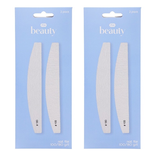 Pharmacy Health Nail File 100/180 Grit Pack of 2