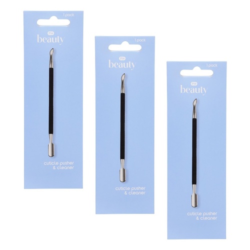 Pharmacy Health Cuticle Pusher & Cleaner Pack of 3
