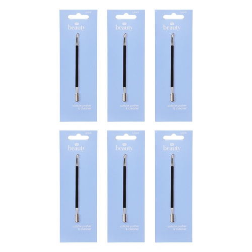Pharmacy Health Cuticle Pusher & Cleaner Pack of 6