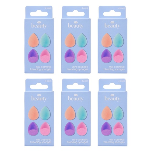 Pharmacy Health Mini Blending Sponges 4 Pack Bundle of 6