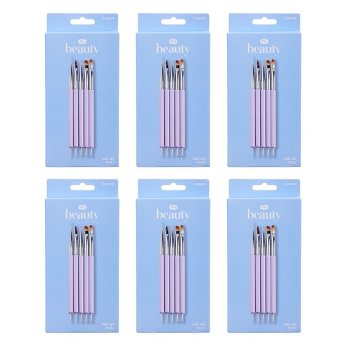 Pharmacy Health Nail Art Tools 5 Pack Bundle of 6
