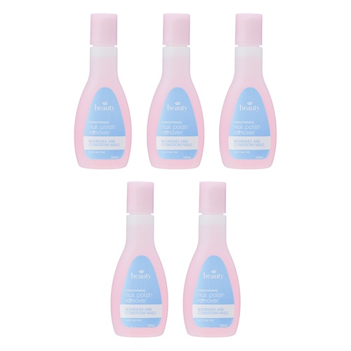Pharmacy Health Nail Polish Remover Non-Acetone 125mL Pack of 5