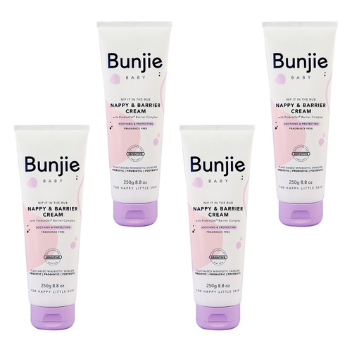 Bunjie Nappy & Barrier Cream 250g Pack of 4