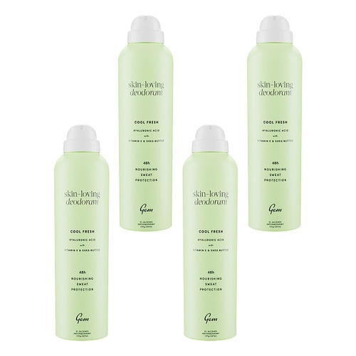 GEM Skin Loving Antiperspirant Deodorant Cool Fresh 207mL Pack of 4