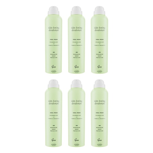 GEM Skin Loving Antiperspirant Deodorant Cool Fresh 207mL Pack of 6