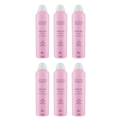 GEM Skin Loving Deodorant Coconut Vanilla 207mL Pack of 6