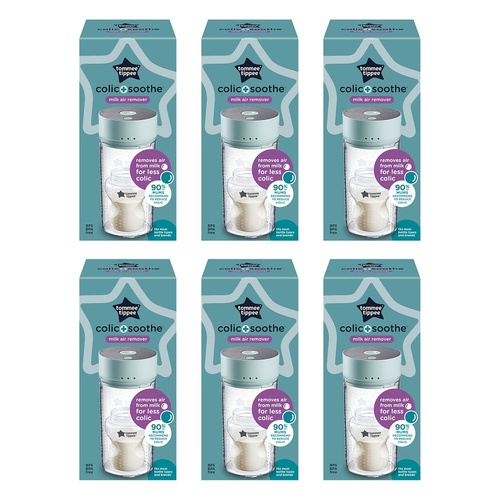 Tommee Tippee Colic Soothe Milk Air Remover Pack of 6