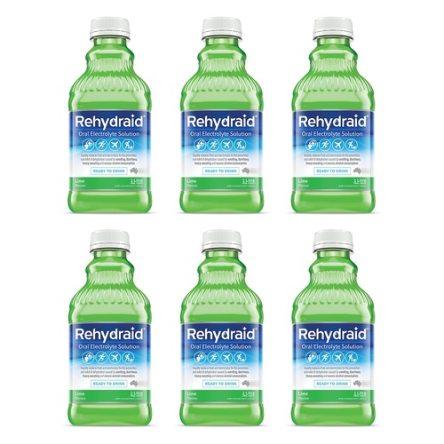 Rehydraid Lime Bottle 1L Pack of 6
