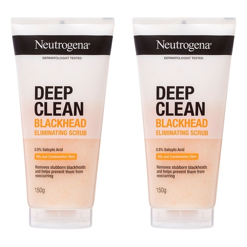 Neutrogena® Deep Clean Blackhead Eliminating Scrub 150g Pack of 2