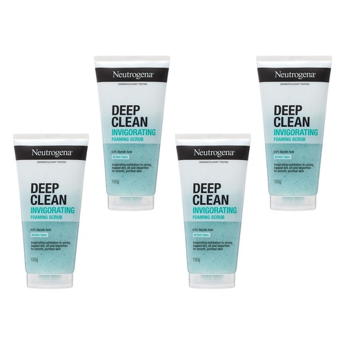 Neutrogena® Deep Clean Invigorating Scrub 150g Pack of 4
