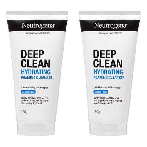 Neutrogena® Deep Clean Hydrating Foaming Cleanser 150g Pack of 2
