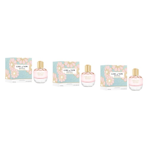 Elie Saab Girl of Now Rose Petal EDP 50mL Pack of 3