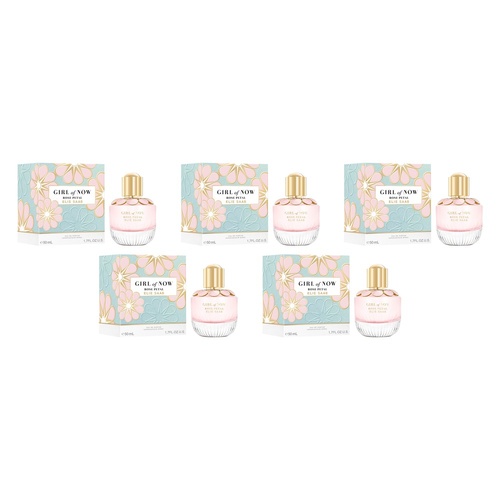 Elie Saab Girl of Now Rose Petal EDP 50mL Pack of 5