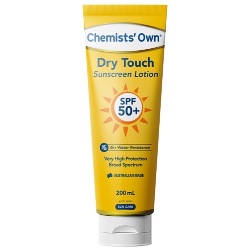Chemists' Own Dry Touch Sunscreen SPF 50+ 200mL