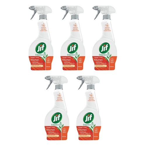 Jif Power & Shine Kitchen 500mL x 4 Bundle of 5