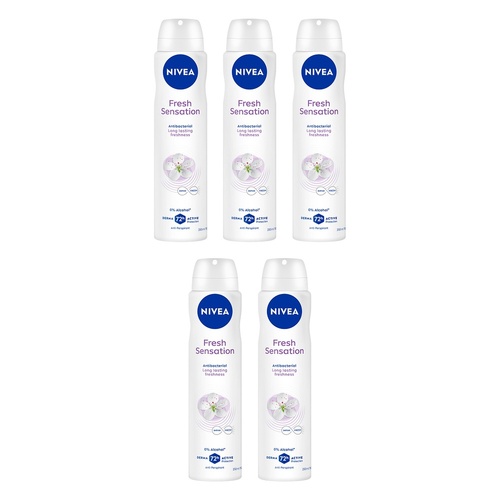 NIVEA Fresh Sensation Anti-Perspirant 250mL Pack of 5