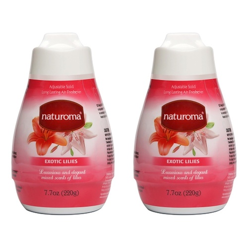 Naturoma Air Fresh Solid Gel Exotic Lilies 220g Pack of 2