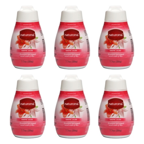 Naturoma Air Fresh Solid Gel Exotic Lilies 220g Pack of 6