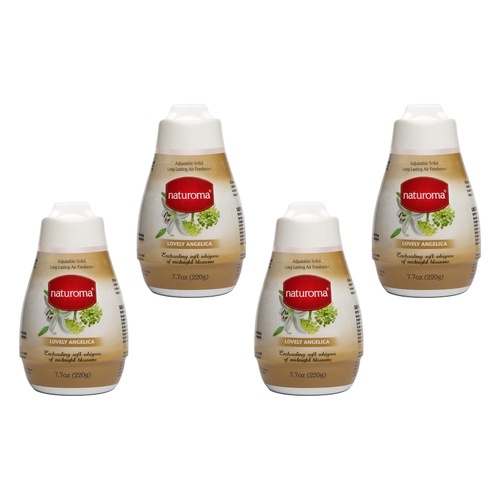 Naturoma Air Fresh Solid Gel Lovely Angelica 220g Pack of 4