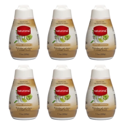 Naturoma Air Fresh Solid Gel Lovely Angelica 220g Pack of 6