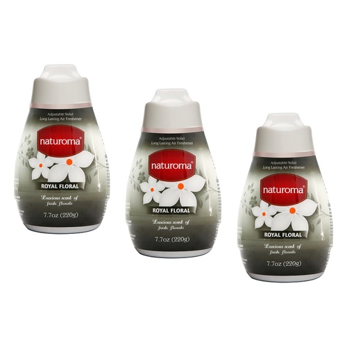 Naturoma Air Fresh Solid Gel Royal Floral 220g Pack of 3