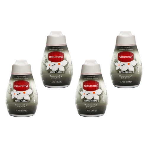 Naturoma Air Fresh Solid Gel Royal Floral 220g Pack of 4