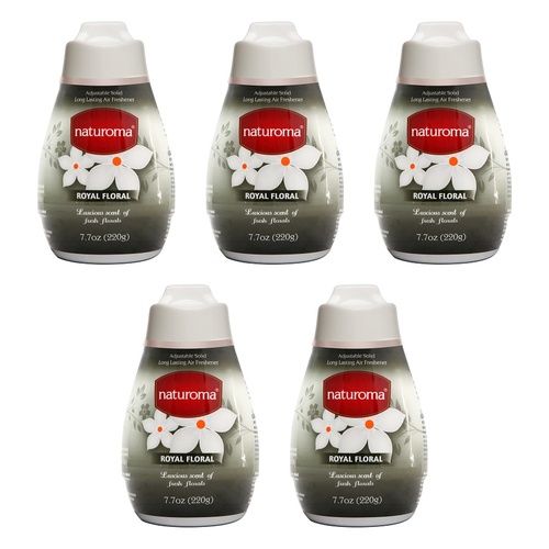 Naturoma Air Fresh Solid Gel Royal Floral 220g Pack of 5