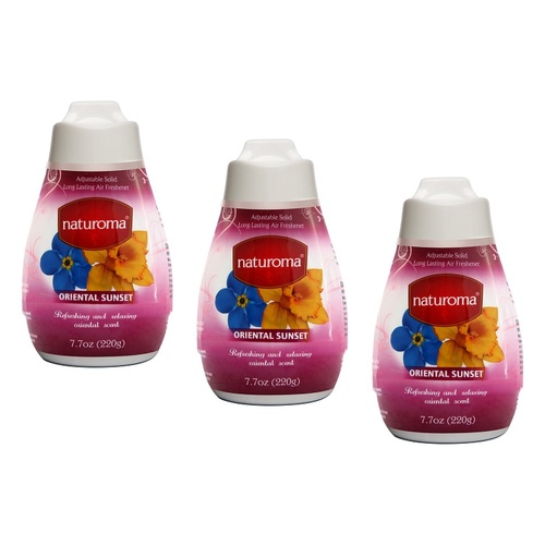 Naturoma Air Fresh Solid Gel Oriental Sunset 220g Pack of 3