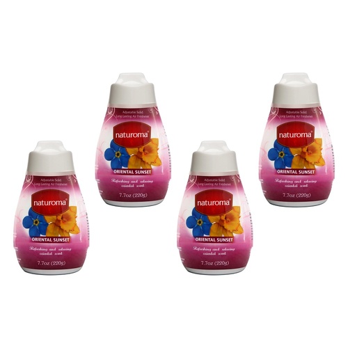 Naturoma Air Fresh Solid Gel Oriental Sunset 220g Pack of 4