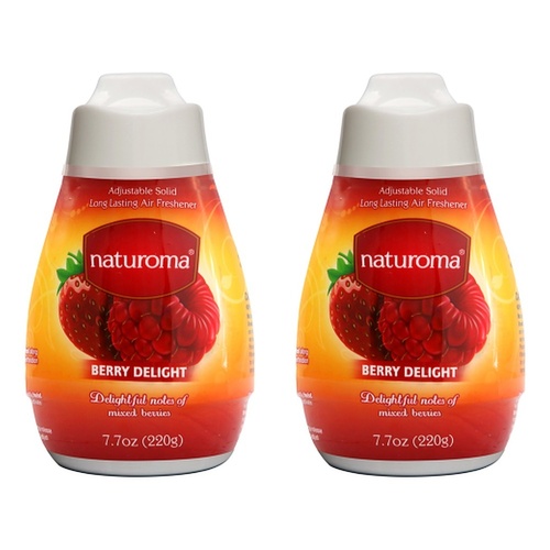 Naturoma Air Fresh Solid Gel Berry Delight 220g Pack of 2