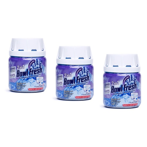 Bowl Fresh Auto Bowl Clean Lavender 255g Pack of 3