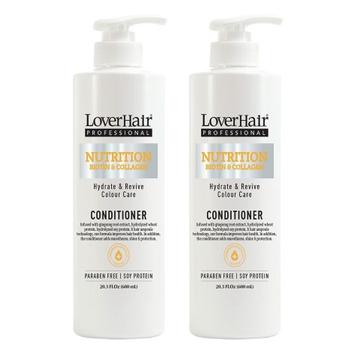 Loverhair Professional Nutrition Conditioner 600mL Pack of 2