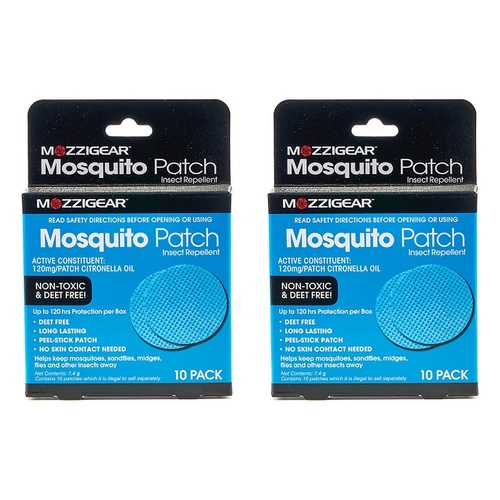 MozzieGear Patch 10 Pack Bundle of 2