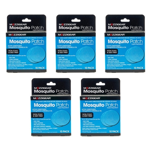 MozzieGear Patch 10 Pack Bundle of 5