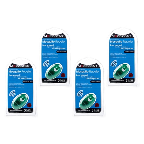 Mozziegear Electronic Repeller Pack of 4