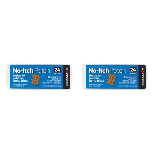 MozzieGear No-Itch Patch 24 Pack Bundle of 2