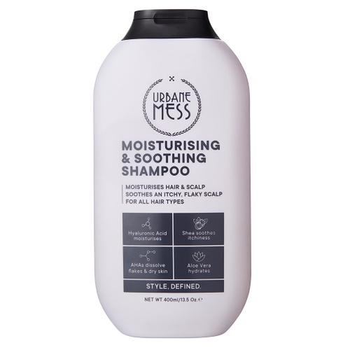 URBANE MESS Moisturising & Soothing Shampoo 400mL