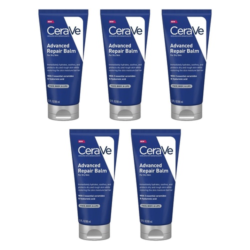 CeraVe Advanced Repair Balm 88mL Pack of 5