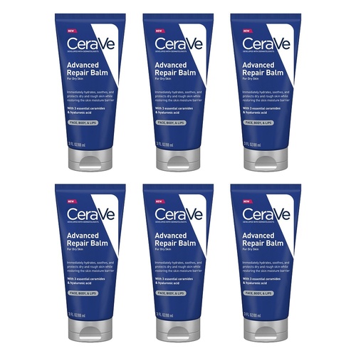 CeraVe Advanced Repair Balm 88mL Pack of 6