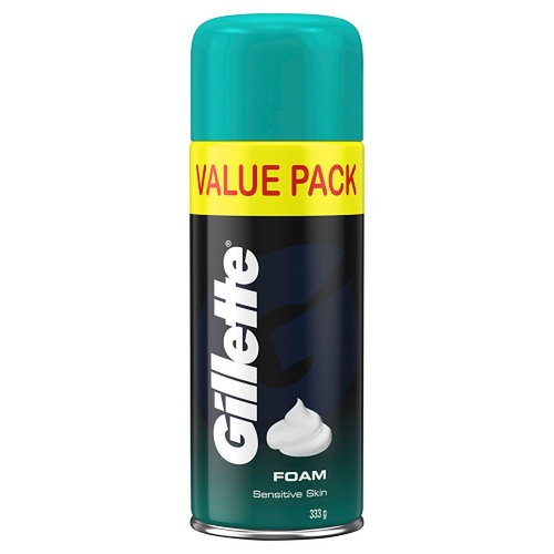Gillette Shave Foam Sensitive Skin Value Pack 333g x 6